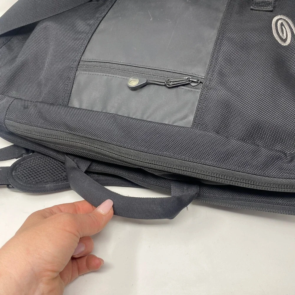 Timbuk2 Medium Messenger Laptop Backpack Black Convertible Commuter Bag
